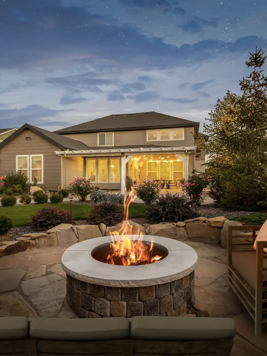 Custom aluminum patio cover installation in the Treasure Valley for shaded outdoor living