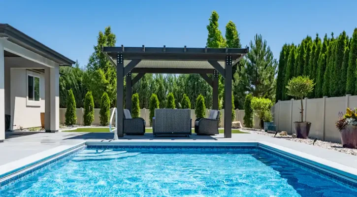 Custom patio cover installed by ShadeWorks at a Treasure Valley home in Boise, Idaho.